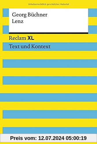 Lenz: Reclam XL - Text und Kontext